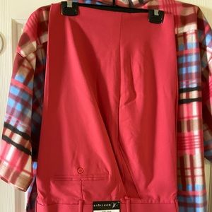 Pants to match shirt in shop.